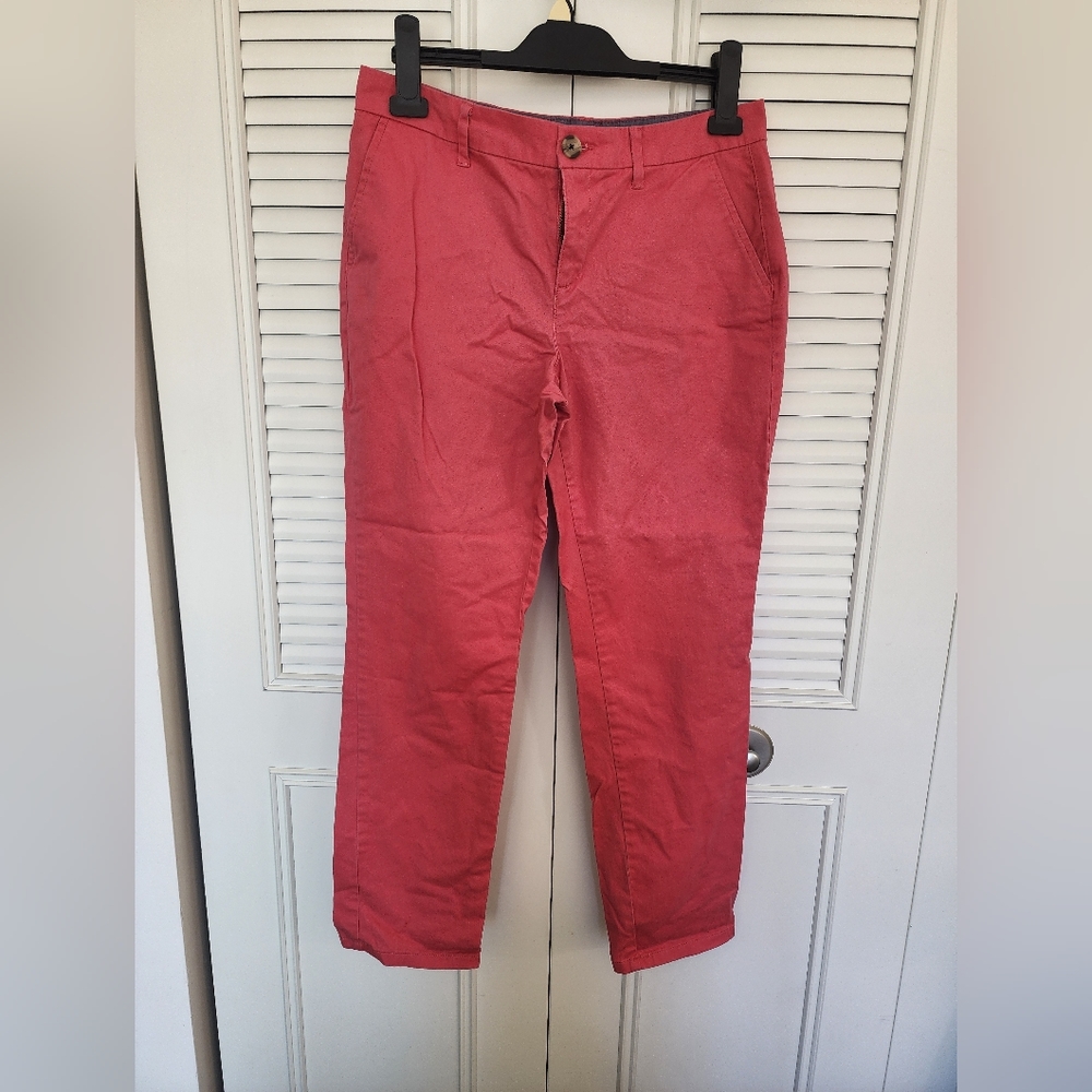 TOMMY HILFIGER Essential Solid Chino Salmon Size 6